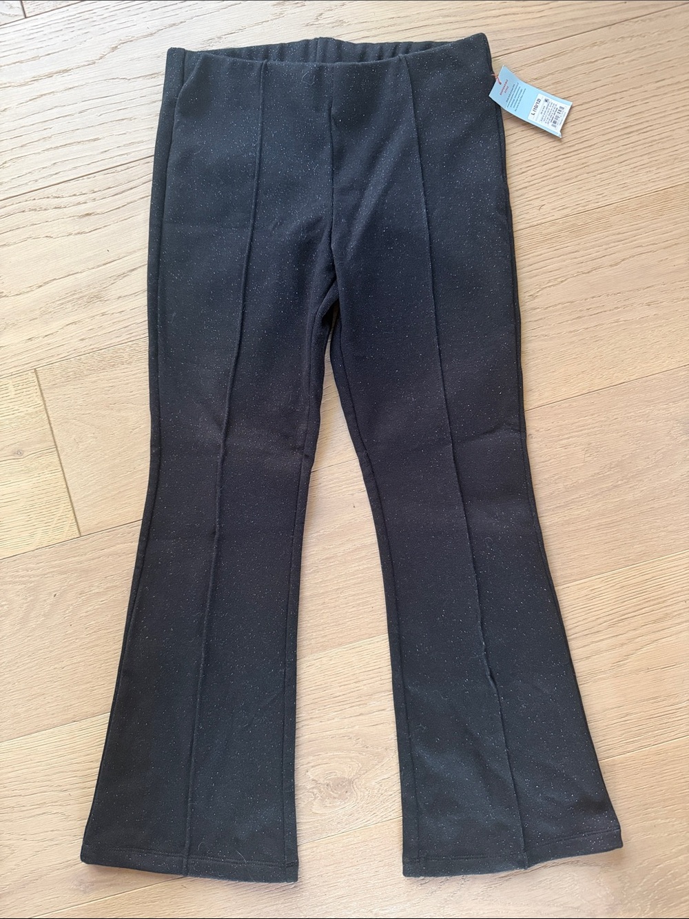 Cat & Jack Black Sparkle Flare Joggers